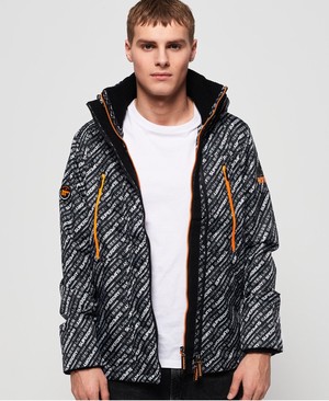 Superdry Technical Hooded SD-Windattacker Férfi Kabát Narancssárga | TWVBF7546